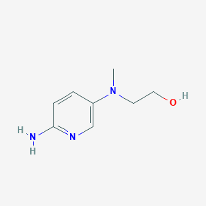 molecular formula C8H13N3O B1518824 2-[(6-Aminopyridin-3-yl)(methyl)amino]ethan-1-ol CAS No. 884343-12-8