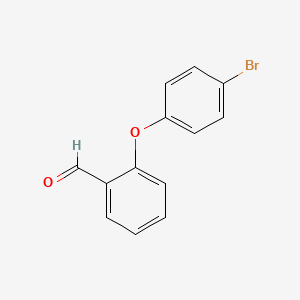 molecular formula C13H9BrO2 B1518834 2-(4-Bromophenoxy)benzaldehyde CAS No. 364323-77-3