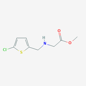 Methyl 2-{[(5-chlorothiophen-2-yl)methyl]amino}acetate