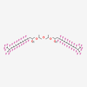 molecular formula C34H24F46O5 B15188377 Einecs 297-929-9 CAS No. 93776-04-6