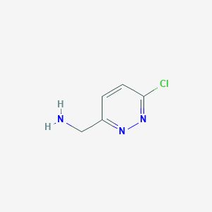 molecular formula C5H6ClN3 B151884 (6-Chloropyridazin-3-YL)methanamine CAS No. 871826-15-2
