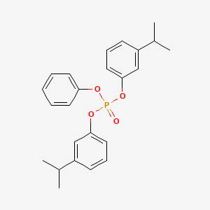 molecular formula C24H27O4P B15188524 Bis(3-isopropylphenyl) phenyl phosphate CAS No. 69500-30-7