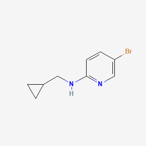 molecular formula C9H11BrN2 B1518857 5-bromo-N-(cyclopropylmethyl)pyridin-2-amine CAS No. 1036572-09-4