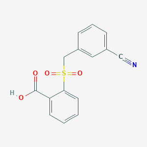 2-[(3-Cyanophenyl)methanesulfonyl]benzoic acid