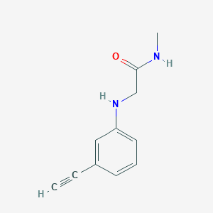 2-[(3-ethynylphenyl)amino]-N-methylacetamide