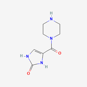 4-(piperazine-1-carbonyl)-2,3-dihydro-1H-imidazol-2-one