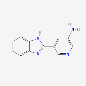 5-(1H-Benzo[d]imidazol-2-yl)pyridin-3-amine