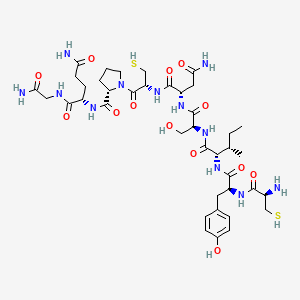 molecular formula C40H62N12O13S2 B15188776 Glumitocin CAS No. 10052-67-2
