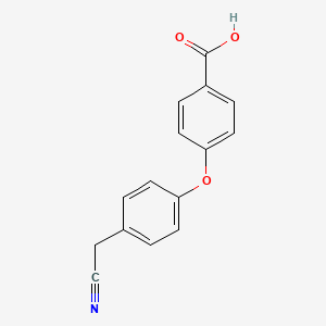 4-[4-(Cyanomethyl)phenoxy]benzoic acid