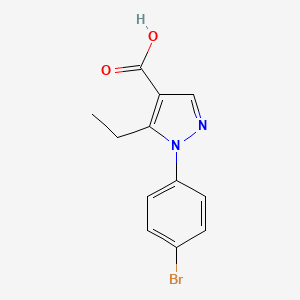 1-(4-bromophenyl)-5-ethyl-1H-pyrazole-4-carboxylic acid
