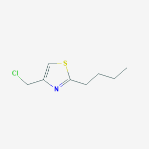 molecular formula C8H12ClNS B1518889 2-丁基-4-(氯甲基)-1,3-噻唑 CAS No. 113264-15-6