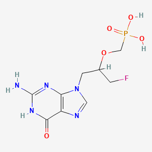 molecular formula C9H13FN5O5P B15188892 Fpmpg CAS No. 135484-48-9