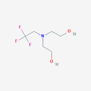 2-[(2-Hydroxyethyl)(2,2,2-trifluoroethyl)amino]ethanol
