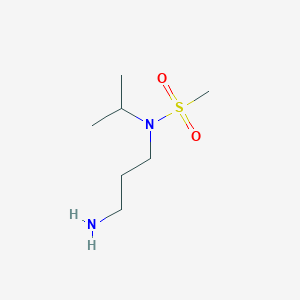 molecular formula C7H18N2O2S B1518897 N-(3-aminopropyl)-N-isopropylmethanesulfonamide CAS No. 1094421-63-2