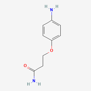 molecular formula C9H12N2O2 B1518898 3-(4-Aminophenoxy)propanamide CAS No. 121489-79-0