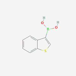 molecular formula C8H7BO2S B151890 Benzothiophene-3-boronic acid CAS No. 113893-08-6