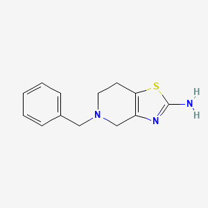 molecular formula C13H15N3S B1518904 5-Benzyl-4,5,6,7-tetrahydrothiazolo[4,5-c]pyridin-2-amine CAS No. 776998-14-2