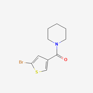 molecular formula C10H12BrNOS B1518911 (5-Bromothiophen-3-yl)-piperidin-1-yl-methanone CAS No. 1147327-26-1