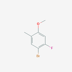 molecular formula C8H8BrFO B1518915 1-Bromo-2-fluoro-4-methoxy-5-methylbenzene CAS No. 901231-33-2