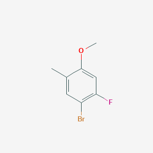 molecular formula C8H8BrFO B1518915 4-溴-5-氟-2-甲基苯甲醚 CAS No. 901231-33-2