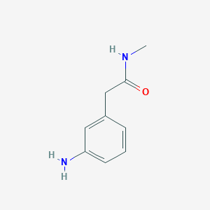 molecular formula C9H12N2O B1518932 2-(3-aminophenyl)-N-methylacetamide CAS No. 58730-35-1