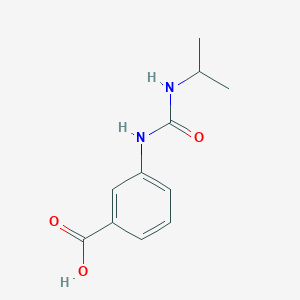 molecular formula C11H14N2O3 B1518934 3-{[(Propan-2-yl)carbamoyl]amino}benzoic acid CAS No. 1042576-47-5