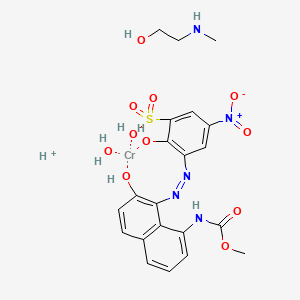 molecular formula C21H26CrN5O11S+ B15189345 Einecs 304-510-7 CAS No. 94276-24-1