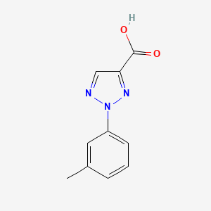 2-(3-methylphenyl)-2H-1,2,3-triazole-4-carboxylic acid
