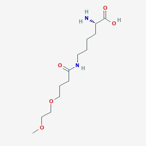 molecular formula C13H26N2O5 B15189429 Pegvorhyaluronidase alfa CAS No. 1620390-06-8