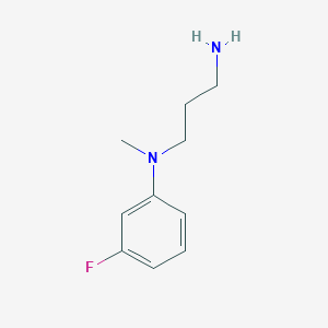 N-(3-aminopropyl)-3-fluoro-N-methylaniline