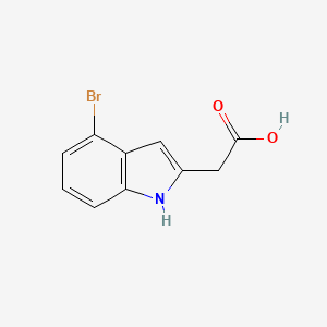 2-(4-Bromo-1H-indol-2-yl)acetic acid