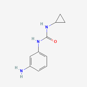 molecular formula C10H13N3O B1518950 N-(3-aminophenyl)-N'-cyclopropylurea CAS No. 1041603-13-7