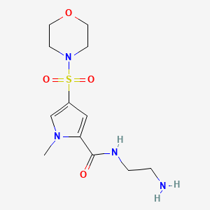 N-(2-aminoethyl)-1-methyl-4-(morpholine-4-sulfonyl)-1H-pyrrole-2-carboxamide