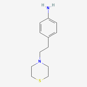 4-[2-(Thiomorpholin-4-yl)ethyl]aniline