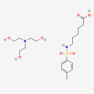 molecular formula C19H34N2O7S B15189661 Einecs 301-097-5 CAS No. 93981-14-7