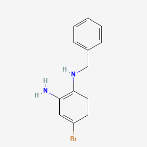 molecular formula C13H13BrN2 B1518970 2-苄氨基-5-溴苯胺 CAS No. 37814-05-4