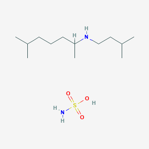 molecular formula C13H32N2O3S B15189938 Octamylamine sulfamate CAS No. 96296-56-9