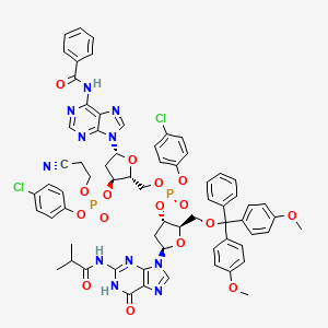 molecular formula C67H63Cl2N11O16P2 B15189947 Einecs 274-079-7 CAS No. 69679-23-8