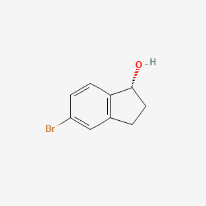 molecular formula C9H9BrO B1518998 (R)-5-Bromo-2,3-dihydro-1H-inden-1-OL CAS No. 1038919-63-9