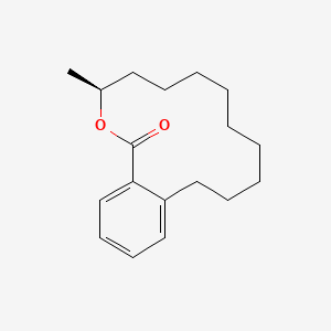 molecular formula C18H26O2 B15189984 Dideoxyzearalane CAS No. 13040-27-2