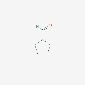 molecular formula C6H10O B151901 Cyclopentanecarboxaldehyde CAS No. 872-53-7
