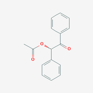 molecular formula C16H14O3 B15190106 (S)-Benzoin acetate CAS No. 84275-46-7