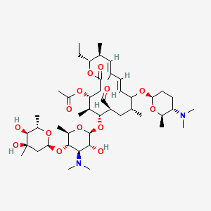 molecular formula C47H80N2O14 B15190138 Chimeramycin A CAS No. 87084-47-7