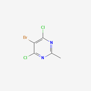 molecular formula C5H3BrCl2N2 B1519021 5-Bromo-4,6-dichloro-2-methylpyrimidine CAS No. 1086376-43-3