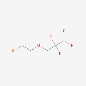 molecular formula C5H7BrF4O B1519022 3-(2-Bromoethoxy)-1,1,2,2-tetrafluoropropane CAS No. 1038730-08-3