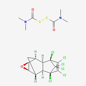 molecular formula C18H20Cl6N2O3S2 B15190342 Delsan A-D CAS No. 8065-12-1