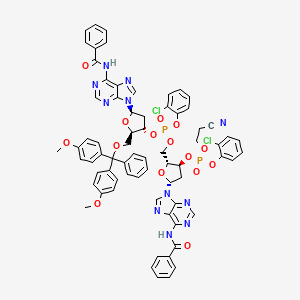 molecular formula C70H61Cl2N11O15P2 B15190365 Einecs 278-167-6 CAS No. 75269-16-8