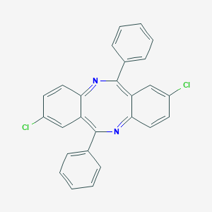 molecular formula C26H16Cl2N2 B151904 2,8-二氯-6,12-二苯基二苯并[b,f][1,5]二氮杂菲 CAS No. 3646-61-5