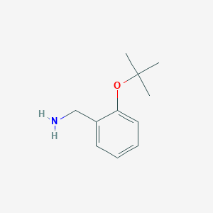 molecular formula C11H17NO B1519040 [2-(Tert-butoxy)phenyl]methanamine CAS No. 1039334-03-6
