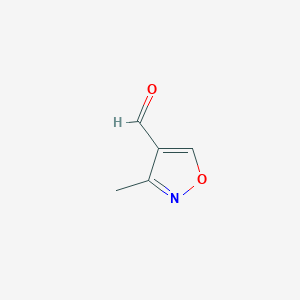 molecular formula C5H5NO2 B1519055 3-Methylisoxazole-4-carbaldehyde CAS No. 1064458-79-2